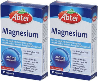 Abtei Magnesium Oxid Kapseln 240 mg für Erwachsene und Kinder – Bild 1 von 1