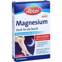 Produktbild von Abtei Magnesium Stark für die Nacht 400 mg Depot Tabletten 30 Stück