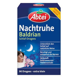 Abtei Nachtruhe Baldrian Schlaf-Dragees glutenfrei – Bild 1 von 5