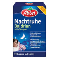 Produktbild von Abtei Nachtruhe Baldrian Schlaf-Dragees glutenfrei