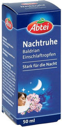 Abtei Nachtruhe Einschlaftropfen mit Baldrian laktosefrei und glutenfrei 100 ml – Bild 1 von 2