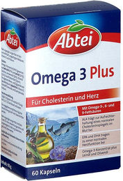 Abtei Omega-3 Plus Kapseln – Bild 1 von 2