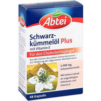Produktbild von Abtei Schwarzkümmelöl Plus Kapseln 48 Stück