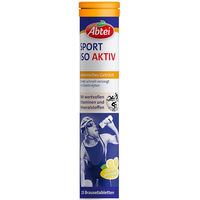 Produktbild von Abtei Sport Iso Aktiv Vitamine und Mineralstoffe Brausetabletten für Sportler glutenfrei und laktosefrei 15 Stück