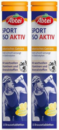Abtei Sport Iso Aktiv Vitamine und Mineralstoffe Brausetabletten Zitrone für Sportler glutenfrei laktosefrei – Bild 1 von 1