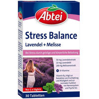 Produktbild von Abtei Stress Balance Lavendel und Melisse Tabletten 30 Stück
