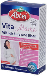 Abtei Vita Mama Tabletten TiO2-frei für Schwangere und Stillende 60 Stück – Bild 1 von 2