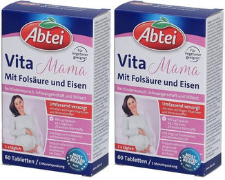 Abtei Vita Mama Tabletten TiO2-frei für Schwangere und Stillende 60 Stück – Bild 1 von 1
