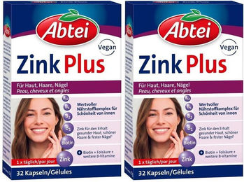 Abtei Zink Plus mit Biotin-Komplex Kapseln – Bild 1 von 2