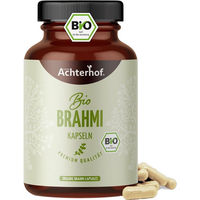Produktbild von Achterhof Bio Brahmi Kapseln vegan und ohne Zusatzstoffe