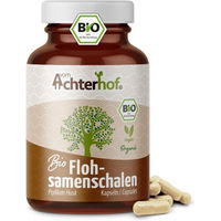 Produktbild von Achterhof Bio Flohsamenschalen Kapseln 180 Stück
