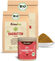 Achterhof Bio Hagebuttenpulver in Rohkostqualität 500g – Bild 1 von 3