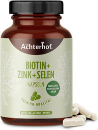 Achterhof Biotin Zink Selen Kapseln vegan 120 Stück – Bild 1 von 1