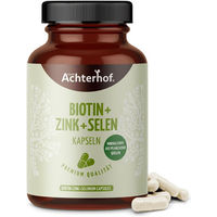 Produktbild von Achterhof Biotin Zink Selen Kapseln vegan 120 Stück