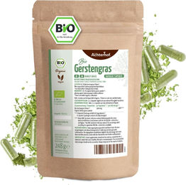 Achterhof Gerstengras Bio Kapseln vegan ohne Zusatzstoffe 400 Stück – Bild 1 von 3