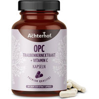 Produktbild von Achterhof OPC Traubenkernextrakt Kapseln 200 mg 480 Kapseln