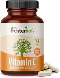 Achterhof Vitamin C Kapseln mit Acerola und Hagebutte 180 Stück – Bild 1 von 1