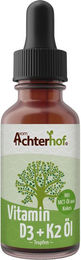 Achterhof Vitamin D3 + K2 Tropfen mit 1000 IE vegan – Bild 1 von 1