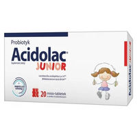 Produktbild von Acidolac Junior Lutschtabletten für Kinder Erdbeer-Geschmack 20 Stück