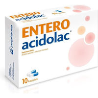 Produktbild von Acidolac Junior Polpharma 550 mg Kapseln für Kinder und Erwachsene glutenfrei 10 Kapseln