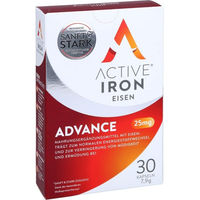 Produktbild von Active Iron Eisen Advance Solvotrin Therapeutics Eisen Sulfat 25 mg Kapseln 30 Stück für Schwangere, Stillende und Kinder