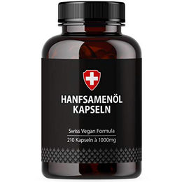 Active Swiss Hanföl Kapseln vegan und vegetarisch – Bild 1 von 7