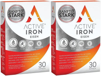 ActiveIron Eisen Sulfat Kapseln von Solvotrin Therapeutics 60 Stück – Bild 1 von 1