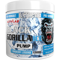Produktbild von Activlab Black Gorilla Ice Pump Pre-Workout Pulver Erdbeere 300 g