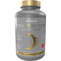 Produktbild von Activlab DODA D'EAU FOODS Hashi Gummies mit Vitamin D3, Selenmethionin und Kaliumjodid, 60 Gummis, Himbeere, zuckerfrei