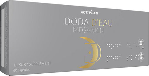 Activlab DODA D'EAU Mega Skin mit Nachtkerzenöl, Gamma-Linolensäure GLA und Vitamin E, 60 Kapseln – Bild 1 von 2