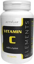 Activlab Elements Vitamin C mit L-Lysin und Ascorbinsäure 1000 mg Kapseln 60 Stück – Bild 1 von 1
