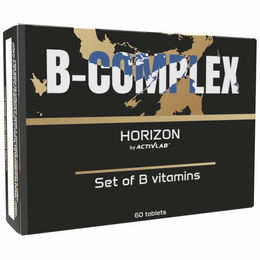 Activlab Horizon B-Komplex Tabletten mit Vitamin B1 B2 B6 B12 Biotin Niacin und Folsäure 60 Stück – Bild 1 von 1