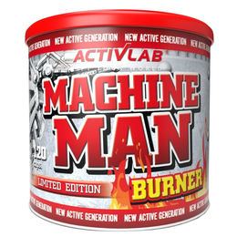 Activlab Machine Man Burner Fatburner mit L-Carnitin, Taurin, Koffein und B-Vitaminen 120 Kapseln – Bild 1 von 6