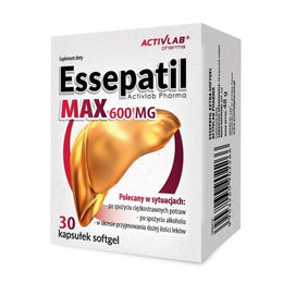 Activlab Pharma Essepatil EXTRA MAX 600 mg mit Soja-Phospholipiden aus Lecithin und Leber-Komplex, 30 Kapseln – Bild 1 von 1