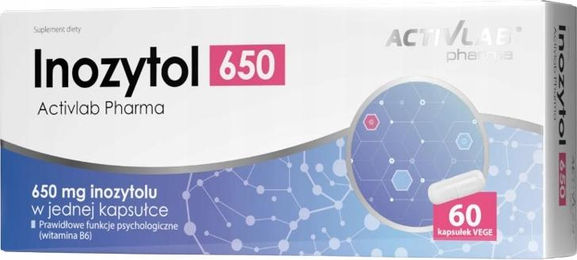 Activlab Pharma Inositol mit Vitamin B6 vegetarische Kapseln 60 Stück – Bild 1 von 2