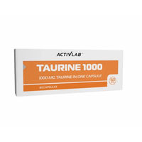 Produktbild von Activlab Taurin 1000 Kapseln 60 Stück glutenfrei und laktosefrei