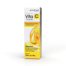 Activlab Vita C Tropfen mit Vitamin C und Ascorbinsäure für Kinder und Erwachsene, 30 ml – Bild 1 von 1
