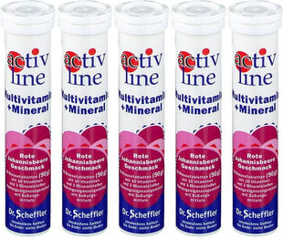 activline Multivitamin + Mineral Brausetabletten Rote Johannisbeere – Bild 1 von 1