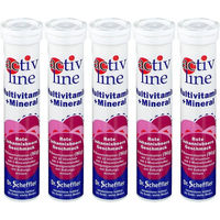 Produktbild von activline Multivitamin + Mineral Brausetabletten Rote Johannisbeere