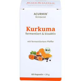 Acurmin Ferment BIO Kurkuma Pulver Kapseln vegan 60 Stück – Bild 1 von 3