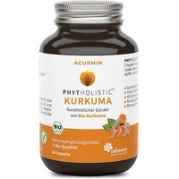 Produktbild von Acurmin Phytholistic Bio-Curcuma-Extrakt Kapseln vegan 60 Stück