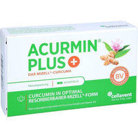 Produktbild von Acurmin Plus Mizell-Curcuma Weichkapseln von Cellavent Healthcare GmbH, 60 Stück, laktosefrei und glutenfrei