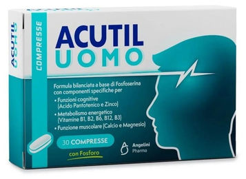 ACUTIL UOMO von ANGELINI PHARMA ITALIA mit Pantothensäure für Männer, 30 Tabletten – Bild 1 von 1