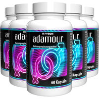 Produktbild von Adamour Kapseln mit L-Arginin, Zink, Selen, Maca und Ginseng, 300 Kapseln, vegan und pflanzlich