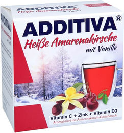 ADDITIVA Heiße Amarenakirsche mit Vanille Pulver 100 g – Bild 1 von 3