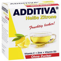 Produktbild von Additiva Heisse Zitrone Pulver zuckerfrei in Sachets