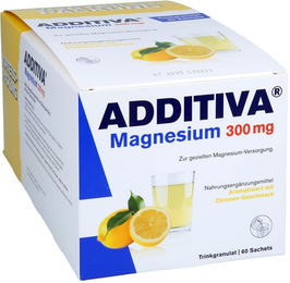 ADDITIVA Magnesium 300 mg Pulver 60 Sachets – Bild 1 von 2