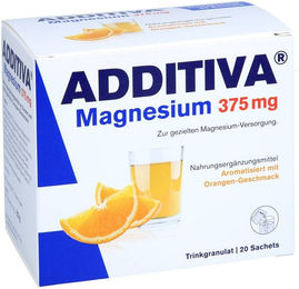ADDITIVA Magnesium 375 mg Pulver Orange 20 Sachets – Bild 1 von 1