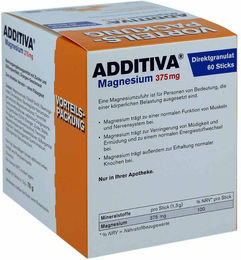 Additiva Magnesium 375 mg Sticks glutenfrei für Sportler – Bild 1 von 1