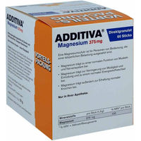 Produktbild von Additiva Magnesium 375 mg Sticks glutenfrei für Sportler